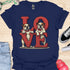 Love is a four legged word - V6 - Standing Duo T-Shirt